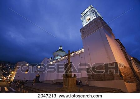 La Merced Church & Convent At Night, Quito, Pichincha, Ecuador View Large Photo Image Stock Image - La Merced Church & Convent At Night, Quito, Pichincha, Ecuador. Fotosearch