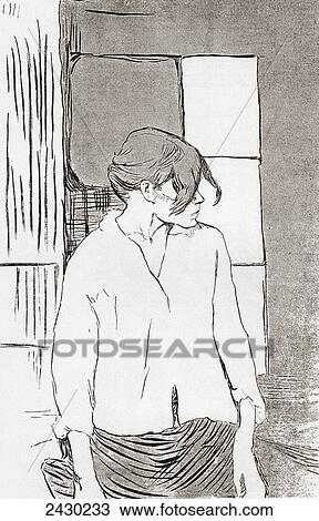 La Montrouge, Rosa La Rouge after Toulouse Lautrec, 1886. From Illustrierte Sittengeschichte vom Mittelalter bis zur Gegenwart by Eduard Fuchs, published 1909. View Large Photo Image Stock Image - La Montrouge, Rosa La Rouge after Toulouse Lautrec, 1886. From Illustrierte Sittengeschichte vom Mittelalter bis zur Gegenwart by Eduard Fuchs, published 1909.. Fotosearch