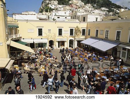 Stock Image - La Piazzetta. Fotosearch
