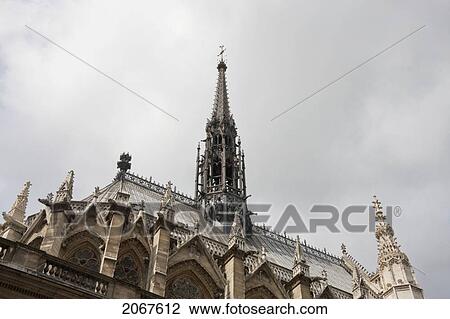 Stock Image - La Sainte-Chapelle, Paris, France. Fotosearch