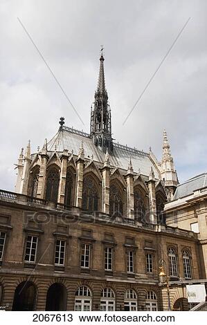 Stock Image - La Sainte-Chapelle, Paris, France. Fotosearch