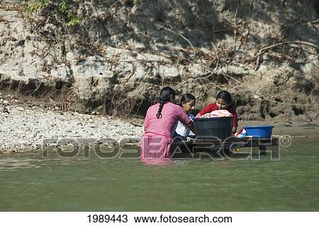 Lacandon Maya Women Doing Laundry In The Usumacinta River, Chiapas, Mexico View Large Photo Image Stock Image - Lacandon Maya Women Doing Laundry In The Usumacinta River, Chiapas, Mexico. Fotosearch