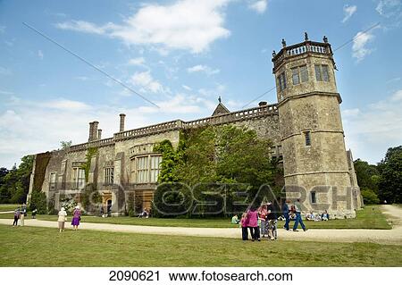Stock Image - Lacock Abbey, Lacock, Wiltshire, Uk. Fotosearch