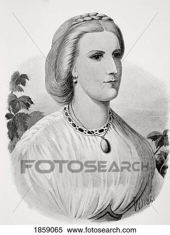 Lady Isabel Burton As A Bride, 1831-1896 Wife Of Sir Richard Francis Burton. Painted By Louis Desanges. From The Book The Life Of Captain Sir Richard Burton, Volume I, By His Wife Isabel Burton, Published 1893. View Large Photo Image Stock Photography - Lady Isabel Burton As A Bride, 1831-1896 Wife Of Sir Richard Francis Burton. Painted By Louis Desanges. From The Book The Life Of Captain Sir Richard Burton, Volume I, By His Wife Isabel Burton, Published 1893.. Fotosearch
