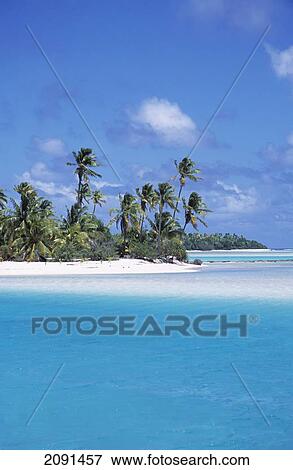 Lagoon, Aitutaki, Cook Islands. View Large Photo Image Stock Photo - Lagoon, Aitutaki, Cook Islands.. Fotosearch