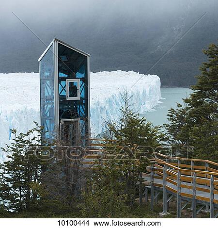 Picture - Lake Argentino and Moreno Glacier, Los Glaciares National Park; Santa Cruz province, Argentina. Fotosearch