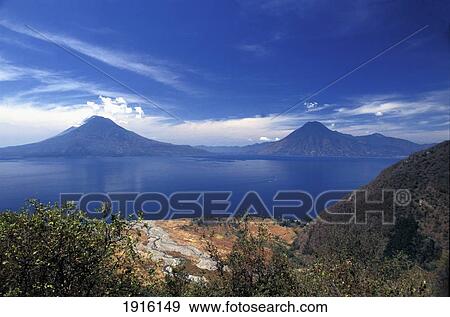 Stock Photo - Lake Atitlan. Fotosearch