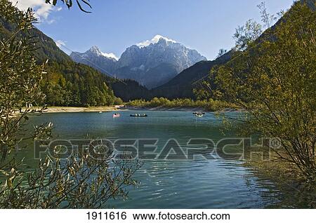 Stock Photograph - Lake Jasna, Kranjska Gora, Slovenia. Fotosearch