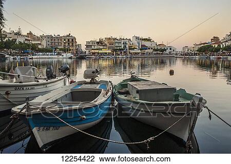 Lake Voulismeni in Agios Nikolaos; Crete, Greece View Large Photo Image Stock Image - Lake Voulismeni in Agios Nikolaos; Crete, Greece. Fotosearch