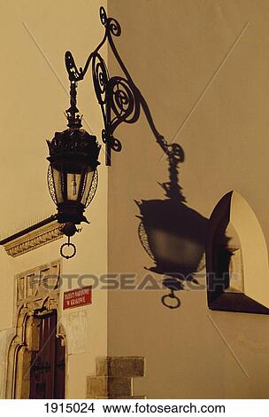 Lamp And Shadow On Yellow Wall View Large Photo Image Picture - Lamp And Shadow On Yellow Wall. Fotosearch