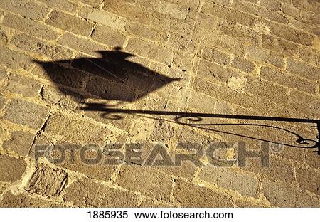 Lamp Shadow On Building, Close Up View Large Photo Image Stock Photography - Lamp Shadow On Building, Close Up. Fotosearch