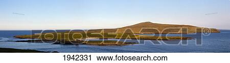 Land Surrounded By Water; Noss Scotland View Large Photo Image Stock Image - Land Surrounded By Water; Noss Scotland. Fotosearch