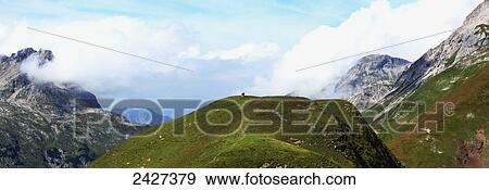 Stock Photo - Landscape at a high elevation, near Bach; Tirol, Austria. Fotosearch