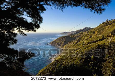 Landscape, Big Sur, California View Large Photo Image Stock Image - Landscape, Big Sur, California. Fotosearch
