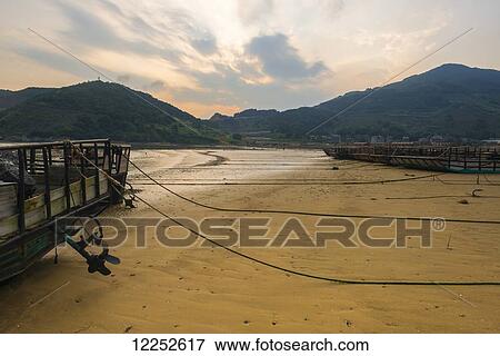 Stock Photo - Landscape from villages around Xiapu city, famous place for Chinese traditional fishing; Xiapu, Fujian, China. Fotosearch
