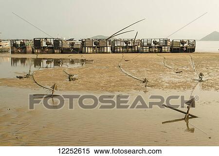 Stock Photography - Landscape from villages around Xiapu city, famous place for Chinese traditional fishing; Xiapu, Fujian, China. Fotosearch