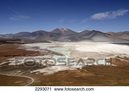 Stock Image - Landscape of Andes; Chile. Fotosearch