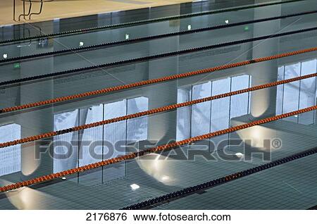 Lanes In A Swimming Pool; Beijing China View Large Photo Image Stock Photograph - Lanes In A Swimming Pool; Beijing China. Fotosearch
