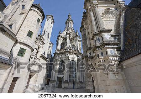 Lantern Tower On The Roof Of The Chateau De Chambord, France View Large Photo Image Picture - Lantern Tower On The Roof Of The Chateau De Chambord, France. Fotosearch