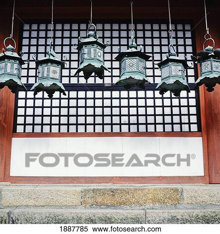 Lanterns In The Kasuga Taisha Shrine View Large Photo Image Stock Photography - Lanterns In The Kasuga Taisha Shrine. Fotosearch