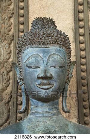 Laos, Vientiane, Haw Pha Kaew (Ho Phra Keo, Buddha Statue. View Large Photo Image Stock Photograph - Laos, Vientiane, Haw Pha Kaew (Ho Phra Keo, Buddha Statue.. Fotosearch