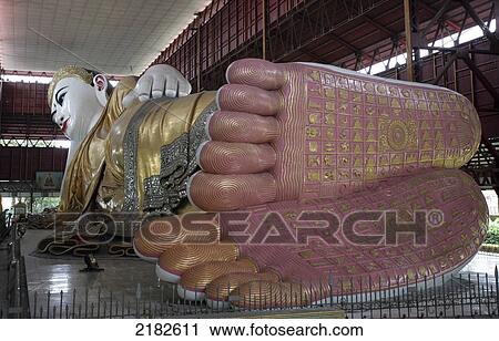 Large feet of the statue of Buddha; Rangoon, Burma View Large Photo Image Stock Image - Large feet of the statue of Buddha; Rangoon, Burma. Fotosearch