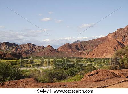 Las Conchas river valley and colorful rock formations in Quebrada de las Conchas, Valles Calchaquies, Salta, Argentina View Large Photo Image Stock Image - Las Conchas river valley and colorful rock formations in Quebrada de las Conchas, Valles Calchaquies, Salta, Argentina. Fotosearch