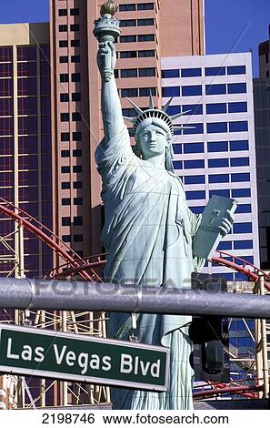 Las Vegas Hotel And The Strip, Model Of The Statue Of Liberty Outside The New York, New York Hotel, Las Vegas, Usa. View Large Photo Image Stock Photograph - Las Vegas Hotel And The Strip, Model Of The Statue Of Liberty Outside The New York, New York Hotel, Las Vegas, Usa.. Fotosearch