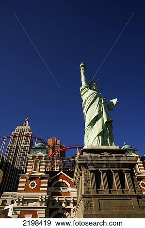 Las Vegas, Nevada, Usa. New York New York View Large Photo Image Stock Photo - Las Vegas, Nevada, Usa. New York New York. Fotosearch