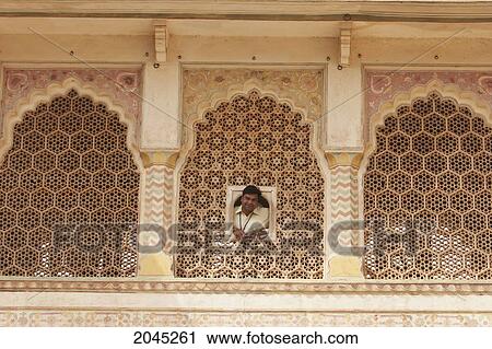 Latticed Marble Window At The Ganesh Pole Gate, Amber Fort, Rajasthan, India View Large Photo Image Stock Image - Latticed Marble Window At The Ganesh Pole Gate, Amber Fort, Rajasthan, India. Fotosearch