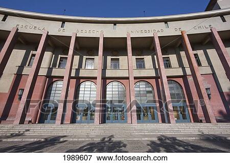 Stock Photo - Law Faculty of the University of Chile, Santiago, Metropolitan Region, Chile. Fotosearch
