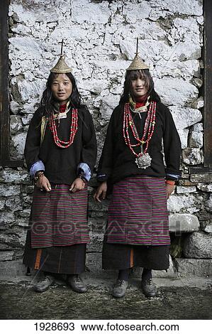 Stock Image - Laya Tribe, Layap People. Fotosearch