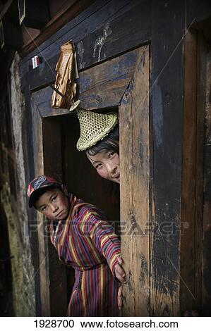 Stock Image - Laya Tribe, Layap. Fotosearch