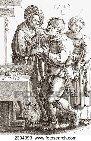 Le Chirurgien By Lucas Van Leyden. A Medieval Dentist At Work. From Histoire Des Peintres De Toutes Les ÉColes, ÉCole Hollandaise, Published 1863. View Large Photo Image Stock Image - Le Chirurgien By Lucas Van Leyden. A Medieval Dentist At Work. From Histoire Des Peintres De Toutes Les ÉColes, ÉCole Hollandaise, Published 1863.. Fotosearch