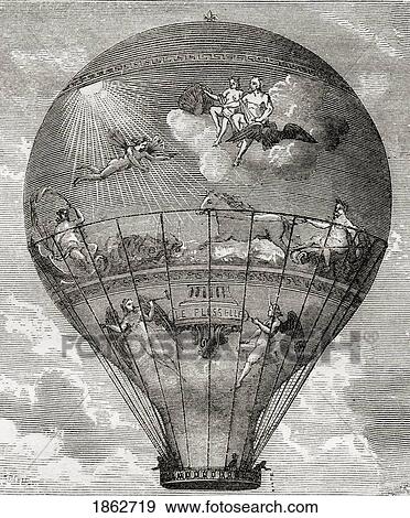 Le Flesselle Balloon Made By The Montgolfier Brothers 1784 From The Book Wondeful Balloon Ascents Or The Conquest Of The Skies Published C 1870 View Large Photo Image Stock Photo - Le Flesselle Balloon Made By The Montgolfier Brothers 1784 From The Book Wondeful Balloon Ascents Or The Conquest Of The Skies Published C 1870. Fotosearch