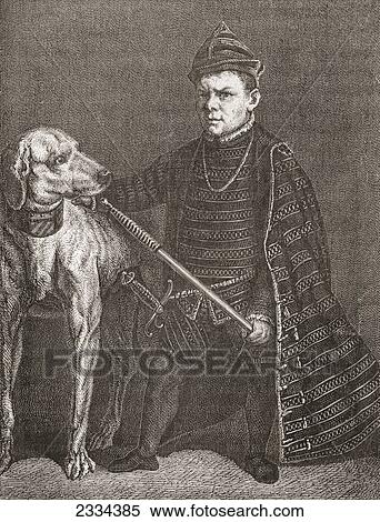 Le Nain, Or Dwarf Of Cardinal De Granvelle; Antoine Perronet De Granvelle, 1517-15 86, Minister To Charles V, By Anthonis Mor. From Histoire Des Peintres De Toutes Les ÉColes, ÉCole Hollandaise, Published 1863. View Large Photo Image Stock Photography - Le Nain, Or Dwarf Of Cardinal De Granvelle; Antoine Perronet De Granvelle, 1517-15 86, Minister To Charles V, By Anthonis Mor. From Histoire Des Peintres De Toutes Les ÉColes, ÉCole Hollandaise, Published 1863.. Fotosearch