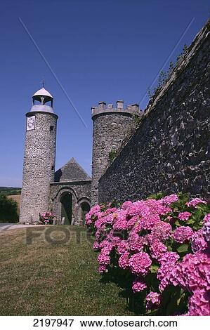 Le Rozel, Manche, Normandy, France. Chateau View Large Photo Image Stock Photo - Le Rozel, Manche, Normandy, France. Chateau. Fotosearch