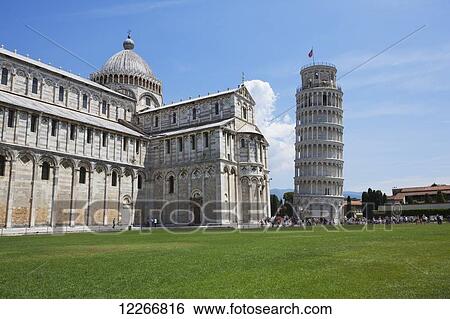 Stock Photograph - Leaning Tower of Pisa; Pisa, Italy. Fotosearch