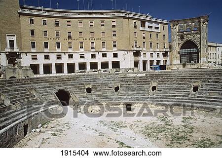 Lecce - Roman Amphitheatre View Large Photo Image Picture - Lecce - Roman Amphitheatre. Fotosearch
