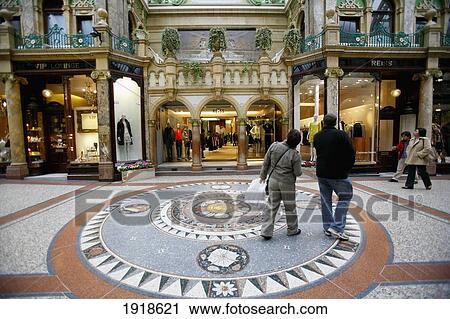 Stock Image - Leeds Victoria Quarter Shopping Centre. Fotosearch