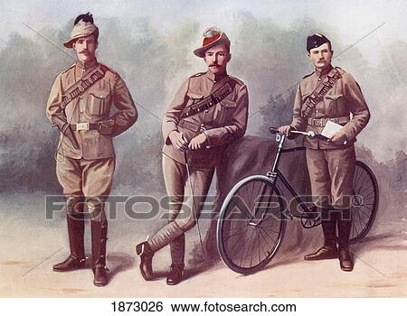 Left. Trooper Of The South African Light Horse. Centre. Trooper Of The Brabant's Horse Regiment. Right. Dispatch Rider Of The Duke Of Edinburgh's Volunteer Rifles. From The Book South Africa And The Transvaal War By Louis Creswicke, Published 1900. View Large Photo Image Stock Photograph - Left. Trooper Of The South African Light Horse. Centre. Trooper Of The Brabant's Horse Regiment. Right. Dispatch Rider Of The Duke Of Edinburgh's Volunteer Rifles. From The Book South Africa And The Transvaal War By Louis Creswicke, Published 1900.. Fotosearch