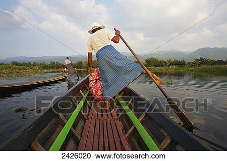 Leg rower fisherman on Inle Lake; Myanmar View Large Photo Image Stock Image - Leg rower fisherman on Inle Lake; Myanmar. Fotosearch