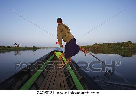 Leg rower fisherman on Inle Lake; Myanmar View Large Photo Image Stock Image - Leg rower fisherman on Inle Lake; Myanmar. Fotosearch