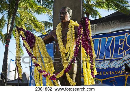 Lei draping ceremony at Duke's oceanfest; Honolulu, Oahu, Hawaii, United States of America View Large Photo Image Stock Image - Lei draping ceremony at Duke's oceanfest; Honolulu, Oahu, Hawaii, United States of America. Fotosearch