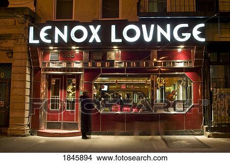 Lenox Lounge; Manhattan, New York City, Usa View Large Photo Image Picture - Lenox Lounge; Manhattan, New York City, Usa. Fotosearch