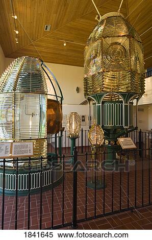 Stock Photography - Lens Display In Ponce Inlet Lighthouse Museum; Daytona Beach, Florida, Usa. Fotosearch