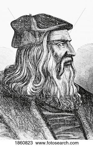 Stock Image - Leonardo Da Vinci 1452 To 1519 Florentine Artist. Fotosearch