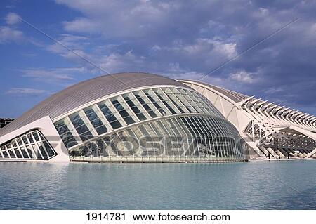 L'hemisferic Building View Large Photo Image Stock Image - L'hemisferic Building. Fotosearch