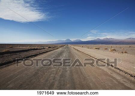 Stock Photo - Licancabur Volcano, As Seen From The Highway Between San Pedro De Atacama And Toconao, Antofagasta Region, Chile. Fotosearch