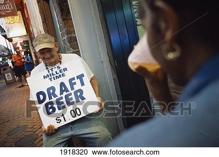 Stock Image - Life Around Bourbon Street. Fotosearch